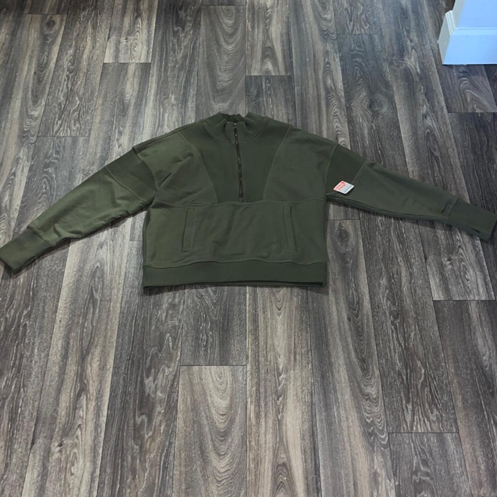 Free people quarter zip jacket